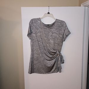 INC metallic top